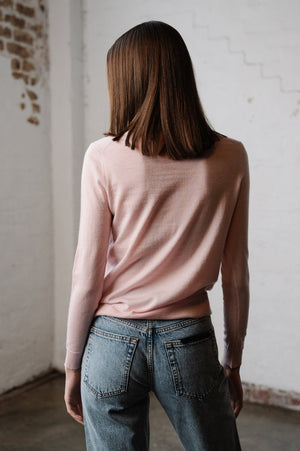 Leila L/S Sweater | Blush