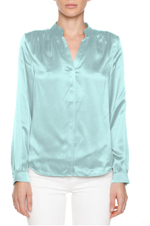 Olivia Blouse | Ice Blue