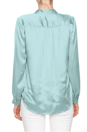 Olivia Blouse | Ice Blue